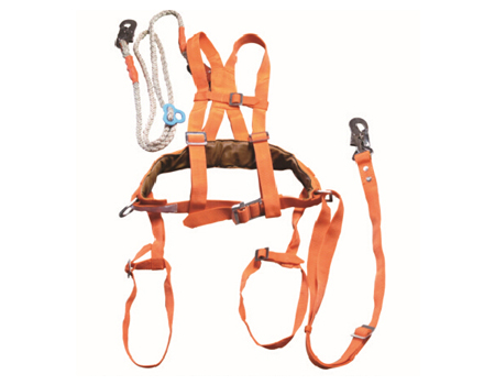 Omnibearing safety belt for lineman